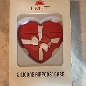 LMNT Red Heart Silicone AirPods Case